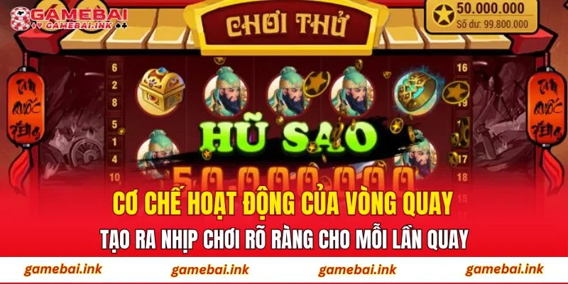 Nổ Hũ Tam Quốc - Trải Nghiệm Đổi Thưởng Không Giới Hạn 2 Cơ chế hoạt động của vòng quay tạo ra nhịp chơi rõ ràng cho mỗi lần quay