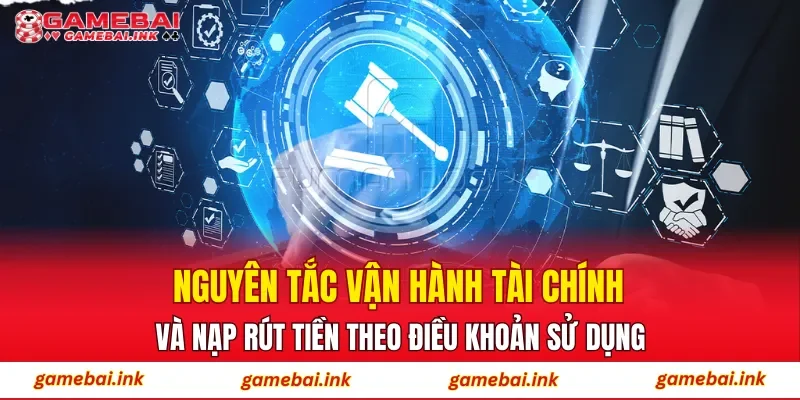 Điều Khoản Sử Dụng 3 Nguyên tắc vận hành tài chính và nạp rút tiền theo điều khoản sử dụng